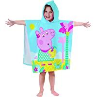 Peppa Pig Summer Capa de baño- algodón- Azul- 120 x 60 cm
